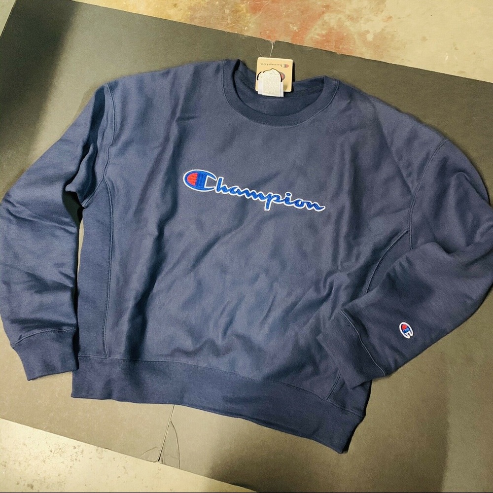 Champion Sweatshirt Women Reverse Weave Crew L